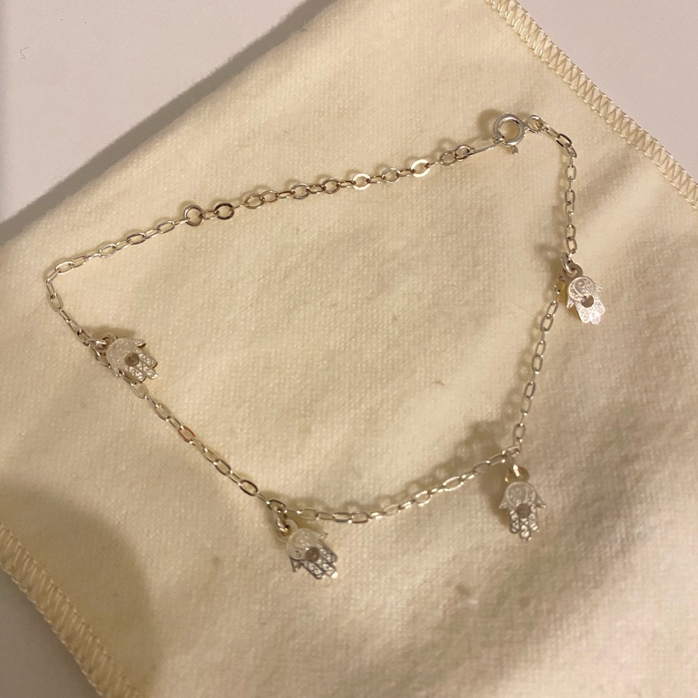.925 Silver ankle bracelet